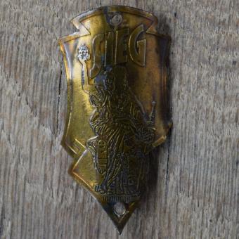 Steuerkopfschild SIEG, 30er Jahre, Originalschild aus Sammlungsbestand 