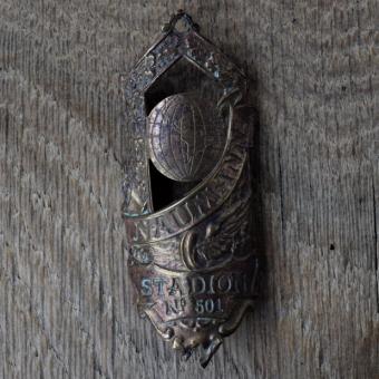 Steuerkopfschild NAUMANN, 30er Jahre, Originalschild aus Sammlungsbestand 