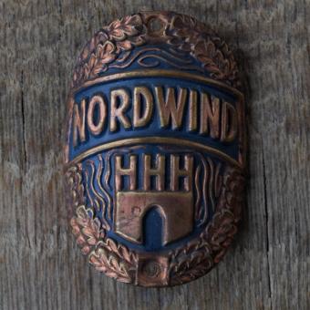 Steuerkopfschild NORDWIND, 50er Jahre, Originalschild aus Sammlungsbestand 
