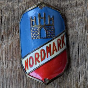 Steuerkopfschild NORDMARK, 50er Jahre, Originalschild aus Sammlungsbestand 