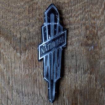 Steuerkopfschild NATIONAL, 50er Jahre, Originalschild aus Sammlungsbestand 