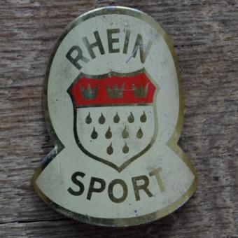 Steuerkopfschild RHEIN SPORT, 50er Jahre, Originalschild aus Sammlungsbestand 