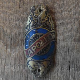 Steuerkopfschild APOLLO, 30er Jahre, Originalschild aus Sammlungsbestand 