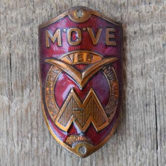 Steuerkopfschild MÖWE, 50er Jahre, Originalschild aus Sammlungsbestand 