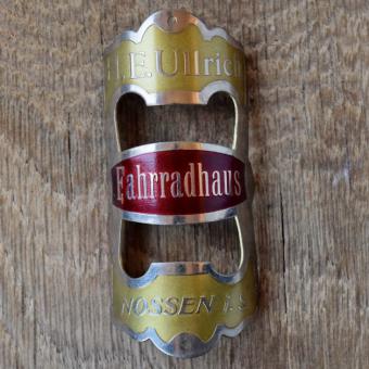 Steuerkopfschild FAHRRADHAUS, 20er Jahre, Originalschild aus Sammlungsbestand 