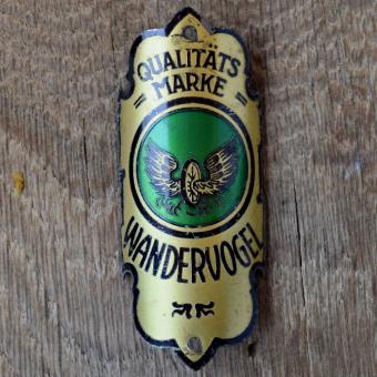 Steuerkopfschild WANDERVOGEL, 20er Jahre, Originalschild aus Sammlungsbestand 