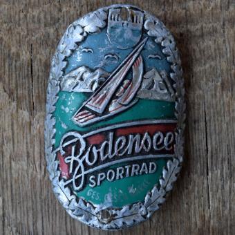 Steuerkopfschild BODENSEE, 50er Jahre, Originalschild aus Sammlungsbestand 