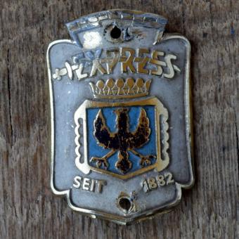 Steuerkopfschild EXPRESS, 50er Jahre, Originalschild aus Sammlungsbestand 