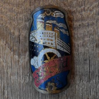 Steuerkopfschild LLOYD, 50er Jahre, Originalschild aus Sammlungsbestand 