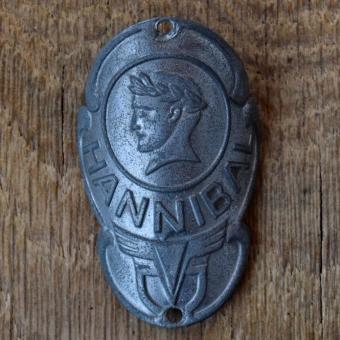 Steuerkopfschild HANNIBAL, 50er Jahre, Originalschild aus Sammlungsbestand 