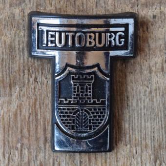 Steuerkopfschild TEUTOBURG, 70er Jahre, Originalschild aus Sammlungsbestand 