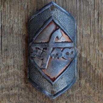 Steuerkopfschild SÜFACO, 50er Jahre, Originalschild aus Sammlungsbestand 