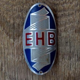 Steuerkopfschild EHB, 50er Jahre, Originalschild aus Sammlungsbestand 