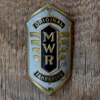 Steuerkopfschild MWR, 50er Jahre, Originalschild aus Sammlungsbestand 