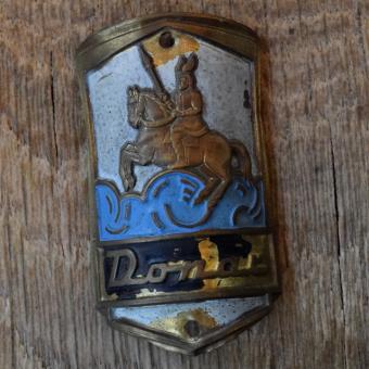 Steuerkopfschild DONAR, 50er Jahre, Originalschild aus Sammlungsbestand 