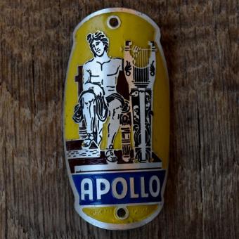 Steuerkopfschild APOLLO, 50er Jahre, Originalschild aus Sammlungsbestand 