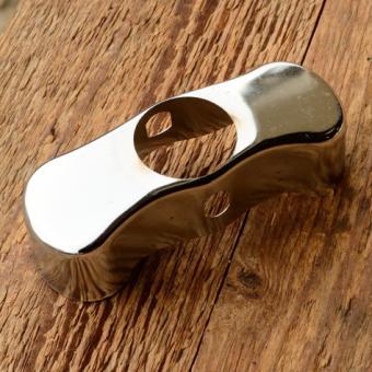 Gabelhaube "UNIVERSELL", Messingblech verchromt, Maße innen: B=95mm, T=33mm, H=24mm 