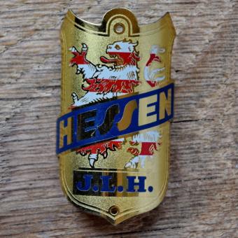 Steuerkopfschild HESSEN, 50er Jahre, Originalschild aus Sammlungsbestand 