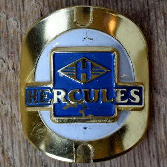 Steuerkopfschild HERCULES, 60er Jahre, Originalschild aus Sammlungsbestand 