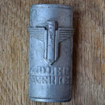 Steuerkopfschild ADLERWERKE, 50er Jahre, Originalschild aus Sammlungsbestand 