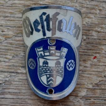 Steuerkopfschild WESTFALEN, 50er Jahre, Originalschild aus Sammlungsbestand 