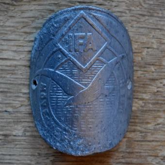 Steuerkopfschild IFA, 50er Jahre, Originalschild aus Sammlungsbestand 