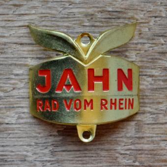 Steuerkopfschild JAHN, 50er Jahre, Originalschild aus Sammlungsbestand 