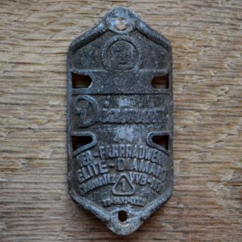 Steuerkopfschild DIAMANT, 50er Jahre, Originalschild aus Sammlungsbestand 
