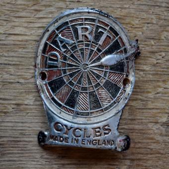 Steuerkopfschild DART, 50er Jahre, Originalschild aus Sammlungsbestand 