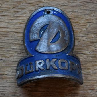 Steuerkopfschild DÜRKOPP, 50er Jahre, Originalschild aus Sammlungsbestand 