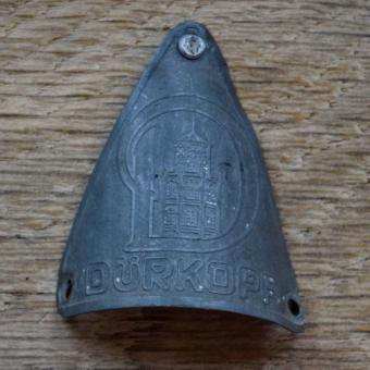 Steuerkopfschild DÜRKOPP, 30er Jahre, Originalschild aus Sammlungsbestand 