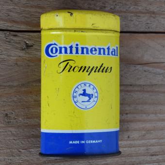 Flickzeug Blechdose "CONTINENTAL" orig. 50er Jahre, 83 x 49 x 26 mm, ohne Inhalt 