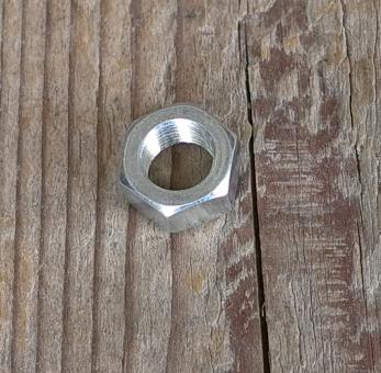 Achsmutter, chromatisiert, passend für F&S Dreigang Naben 50-80er Jahre, frühe Duomatic, etc.  (FG 10,5 mm) 