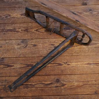 Gepäckträger GEORGI, orig. 30er-50er Jahre, schwarz, Profilblech, gebr. 