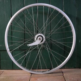 Laufrad hinten, 26 Zoll (559mm), Alu-Hohlkammerfelge,  "Sachs Spectro S7"-Nabe, gebr.  