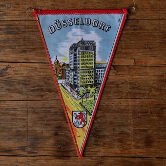 TOBI-Wimpel "DÜSSEDORF", 60/70er Jahre Altbestand 