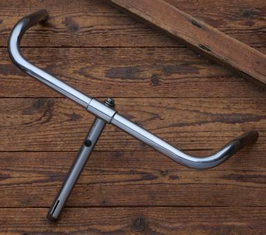 Fahrradlenker, Englische Form, passend für Hollandrad, verchromt, gebr. 