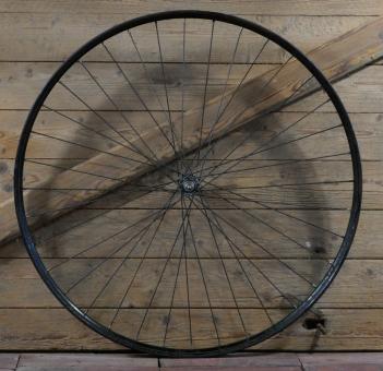 Hinterrad 26 Zoll (559), für Drahtbereifung, Felge 50er Jahre, Nabe: SACHS 3-Gang S, 80er Jahre, gebr. 
