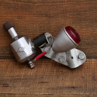 Lichtanlage MILLER, Dynamo-Rücklicht Kombinationen, englisch, orig. 70er/80er J., gebr. 