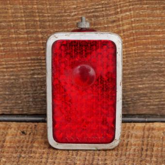 Rücklicht für Schutzblechmontage, orig. 60er-80er Jahre, Weißblech/Alu, gebr. 