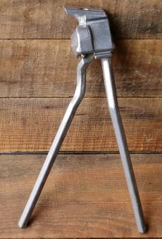 Zweibeinständer, ESGE PLETSCHER, Alu, original 70er/80er J., Länge kürzbar, NOS 