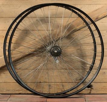 Laufradsatz 28 Zoll (622) für Drahtbereifung, 60er Jahre, UNION und TORPEDO Nabe, gebr. 