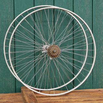 Laufradsatz für Schlauchbereifung 27 Zoll (630), DDR 1957, für Rennrad, RENAK-Naben, gebr. 