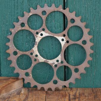 Kettenblatt BRENNABOR, 10er/20er J., 5/8 Zoll, vernickelt, 36 Zähne, gebr. 