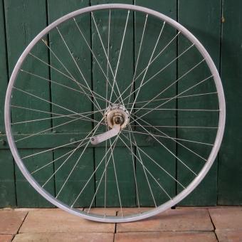 Hinterrad, 26 Zoll (559mm), original 60er/70er J., WEINMANN Alu-Felge silber, Torpedo 3-Gang Nabe Mod. 515, gebr. 