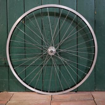 Vorderrad, 26 Zoll (559mm), für MTB, ALESA Konkav Alu-Felge, schwarz, GRIMECA-Nabe, NOS 