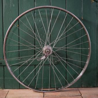 Hinterrad, 26 Zoll (590mm), VAN SCHOTHORST Westwood-Felge Niro, Torpedo 3-Gang Nabe,  gebr. 