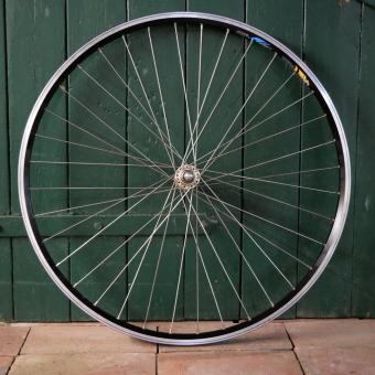 Vorderrad, 28 Zoll (622mm), EXAL/GUDEREIT LX 17 Alu-Felge schwarz, Hohlkammer, SOVOS-Nabe, NOS 