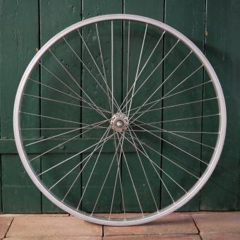 Vorderrad, 26 Zoll (559mm), 80er J., KETTLER Alu-Felge, silber, SACHS Nabe, gebr. 