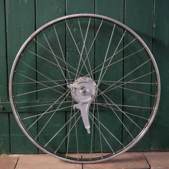 Vorderrad, VAN SCHOTHORST, 26 Zoll (559), Westwood Nirosta, für Drahtreifen, Trommelbremsnabe, NOS 